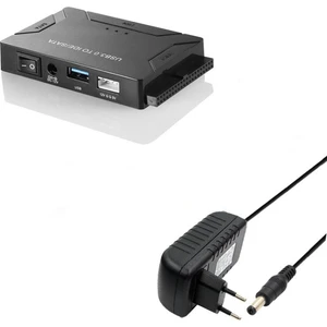 Sata'dan USB Ide Adaptörüne USB 3.0 2.0 Sata3 Kablosu 2.5 3.5 Inç HDD SSD Dönüştürücü Ide Sata Adaptörü, Ab Fişi (Yurt Dışından)