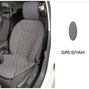 Volkswagen Tiguan Oto Gri Ön Iki Koltuk Minderi