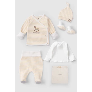 Little Gusto 5' Li Organik Pamuk Hastane Çıkış Seti Playtime