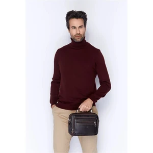 Aka Deri 318 %100 Hakiki Deri Erkek El Çantası Çapraz Çanta