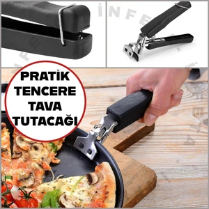 Pratik Saplı Tencere Tava Tepsi Tutacağı  El Yakmaz