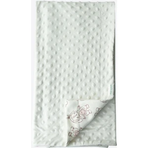 Tawky Polar Bebek Battaniyesi - Ekru Pembe - %100 Organik Pamuk - 80x100 cm