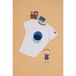 U.s. Polo Assn. Erkek Çocuk Beyaz Tişört 50307292-VR013