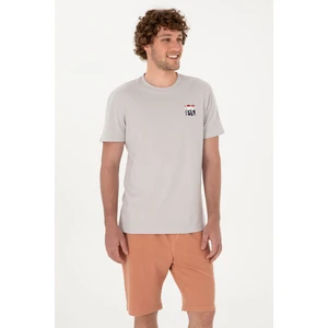 U.s. Polo Assn. Erkek Açık Gri Tişört 50306911-VR001