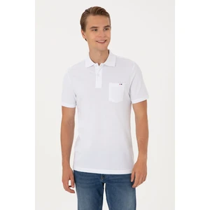 U.s. Polo Assn. Erkek Beyaz Tişört 50306818-VR013