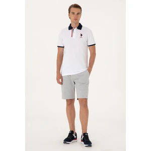 U.s. Polo Assn. Erkek Gri Melanj Şort (Örme) 50305834-VR086