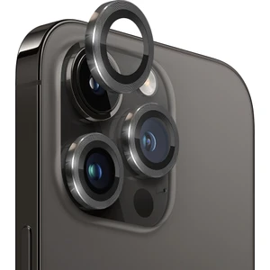 iPhone 13 Pro / 13 Pro Max Kamera Lens Koruyucu ''Safir Cam & Kolay Kurulum'' (Siyah)