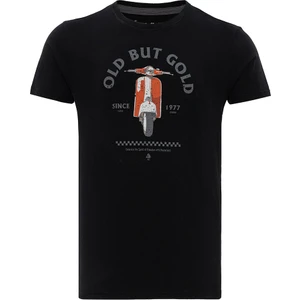 Routefield Taft Erkek Siyah Tişört