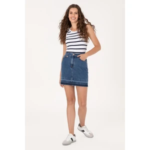 U.s. Polo Assn. Kadın Mavi Etek (Jean) 50300136-DN0022