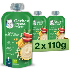 Yulaflı Elma ve Mango Püresi 110G  x 2 Adet