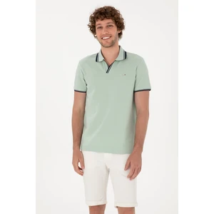 U.s. Polo Assn. Erkek Su Yeşili Tişört 50306872-VR048