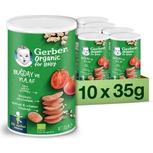 Organik Buğday ve Yulaflı Bebek Atıştırmalığı 35G x 10 Adet