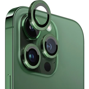 iPhone 13 Pro / 13 Pro Max Kamera Lens Koruyucu ''Safir Cam & Kolay Kurulum'' (Yeşil)