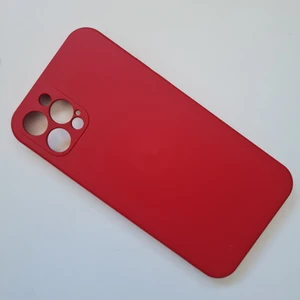 Pirok Store İphone 12 Pro İle Uyumlu LOGOSUZ Kamera Korumalı Lansman İçi Kadife Esnek Silikon  Kılıf