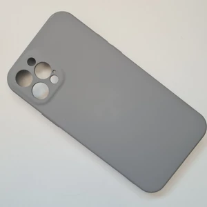 Pirok Store İphone 12 Pro İle Uyumlu LOGOSUZ Kamera Korumalı Lansman İçi Kadife Esnek Silikon  Kılıf