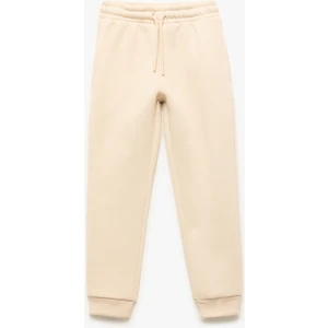 Beli Lastikli Cepli Basic Jogger Eşofman Altı