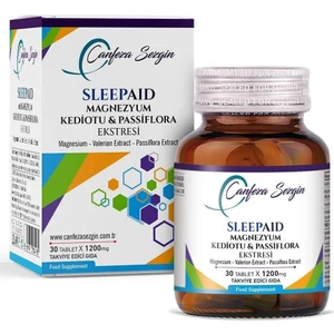 Canfeza Sezgin Sleepaid Magnezyum Kediotu & Passiflora Ekstresi 30 Tablet