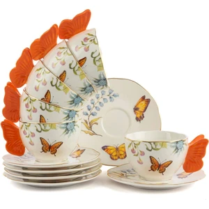 Mikasa Moor Mariposa 6'lı Kahve Fincanı Seti 120 cc