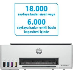 Smart Tank 580 All-in-One Renkli Yazıcı, Wireless, Baskı, Fotokopi, Tarama, 1F3Y2A