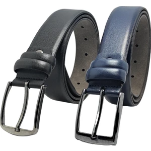 Genuine Leather Company Eds 2'li Erkek Klasik Kemer