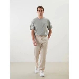 Lcw Vision Bej Standart Kalıp Beli Lastikli Erkek Pantolon