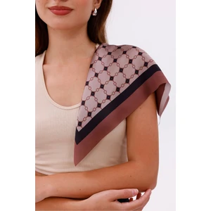Gül Kurusu Zincir Desenli - Efes Model Fular Estascarf