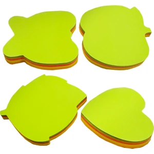 Şekilli Post It Yapışkanlı Kağıt Seti 4'lü