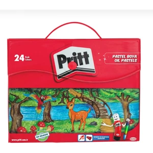 Prit 24 Lü Çantalı Pastel Boya