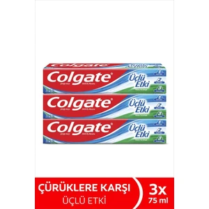 Üçlü Etki 75 ml Diş Macunu X3