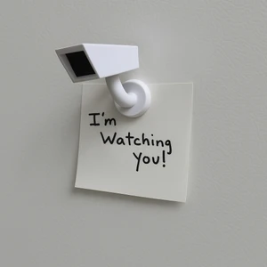 '' I'm Watching You!" Kamera Görünümlü Buzdolabı Magneti 