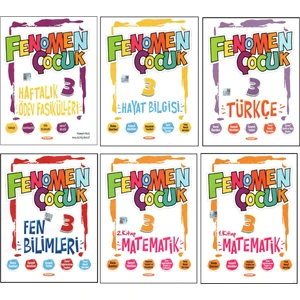 Fenomen Yayınları 3. Sınıf Fenomen Çocuk Seti 5 Kitap ve Haftalık Ödev Fasikülleri 2024