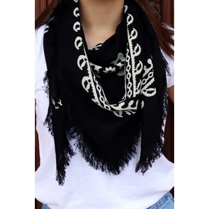 Umay El Yapımı Azerbaycan Şal / Eşarp – Anka – 100X100 cm – Pamuk Viskon