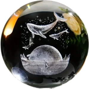 Ahşap Altlıklı Işıklı Cam Küre Güneş Sistemi Temalı, Işıklı Güneş Sistemi Küre, Dekoratif Aydınlatma