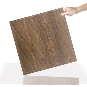 3 Boyutlu Duvar Paneli Kabartmalı Baklava Desen Pvc 41X41 Cm/ 6 Adet /1 M² Antik