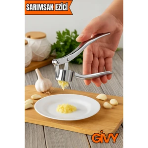 Baysa %100 Paslanmaz Çelik Sarımsak Ezici | Dayanıklı Sarımsak Ezeceği Aparat | Pratik Mutfak Aleti