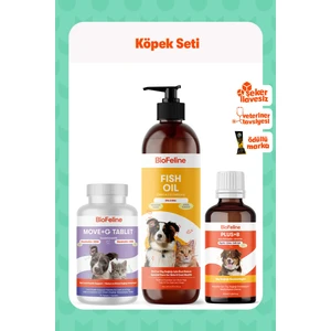 Biofeline Set-6 ( Salmon Oil/move+G/plus+B Dog )