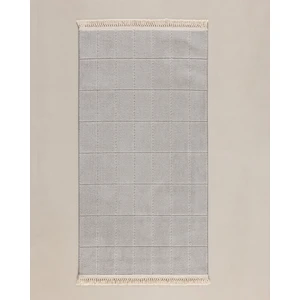 Madame Coco Crochet Halı - Gri - 80x150 cm