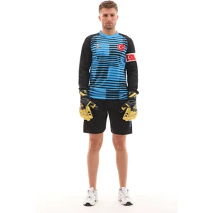 Sünger Destekli Kaleci Forma Takımı, Mavi-Siyah K0144