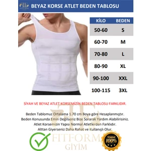 Erkek Atlet Korse Bel Göğüs Göbek Jinekomasti Toparlayıcı Sıkılaştırıcı Dik Duruşa cı Korse Atlet