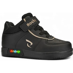 Wolf Erkek Çocuk Ortopedik Rahat Kaymaz Taban Siyah Sneaker