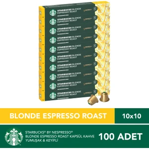 By Nespresso Blonde Espresso Kapsül Kahve 10 x 10 Adet