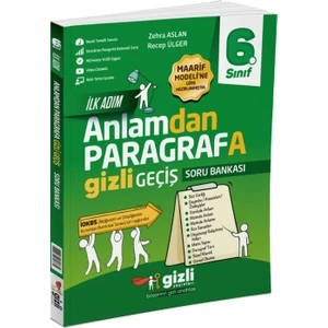 Gizli Yayınları 6. Sınıf Anlamdan Paragrafa Gizli Geçiş Soru Bankası