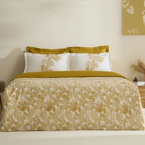 Karaca Home Orla %100 Pamuk Çift Kişilik Nevresim Takımı Sarı