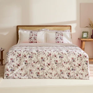 Karaca Home Inara %100 Pamuk Tek Kişilik Nevresim Takımı Kırmızı