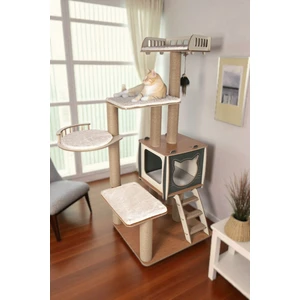 Pati Homes Xl Katlı Kedi Oyun Evi Köşk