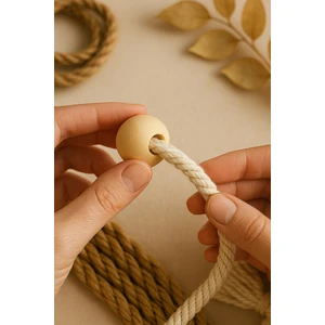 Taha Hamak Tahahamak 40 Adet  20MM Ahşap Boncuk