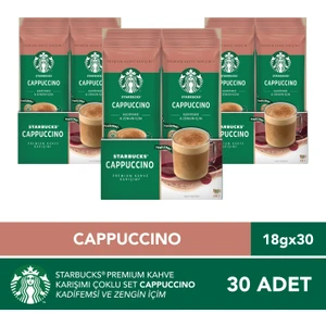 Cappuccino Premium Kahve Karışımı 3 x 10'lu Paket (10X18gr)