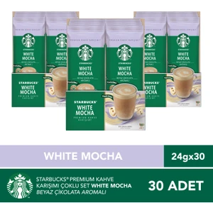 White Mocha Premium Kahve Karışımı 3 x 10'lu Paket (10X24gr)
