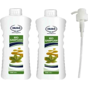 Bio Şampuan 2 Adet 1000 ml  Pompalı