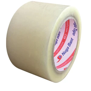 Geniş Koli Bandı - 60MM.X100M, Şeffaf-Güçlü ve Dayanıklı-Hotmelt Yapışkanlı